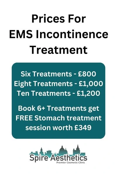 EMS Incontinence Treatment Prices Weston Super Mare