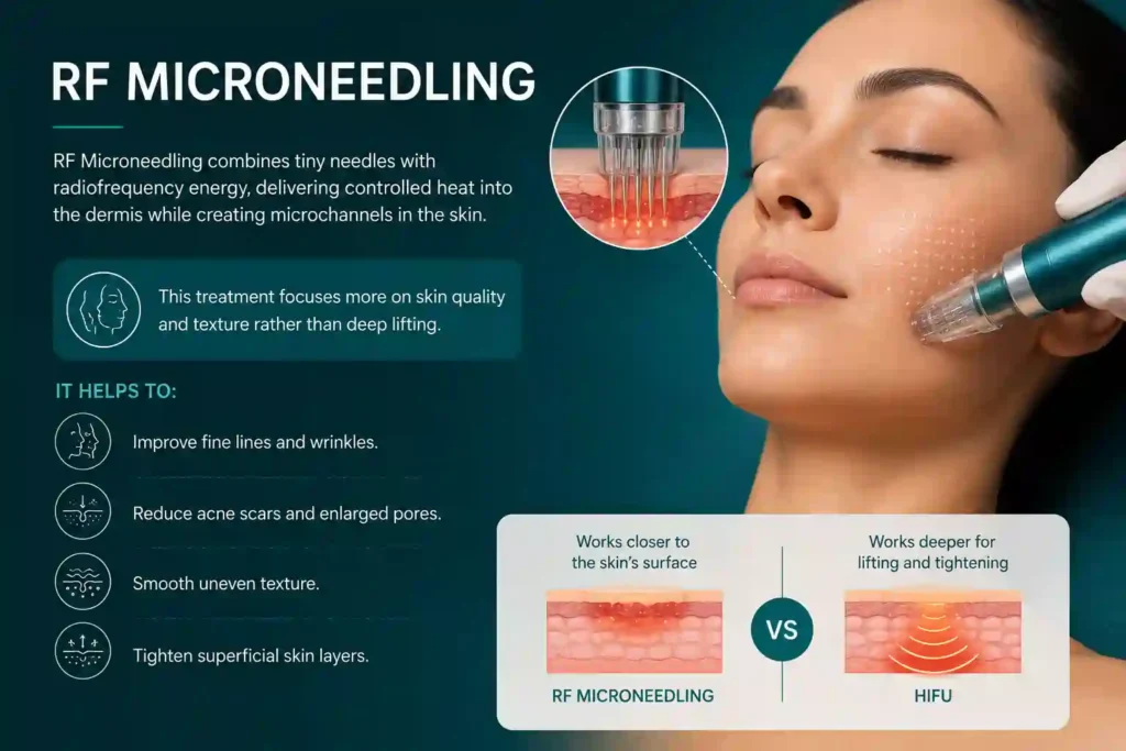 What Does RF Microneedling Do That HIFU Alone Cannot Weston Super Mare